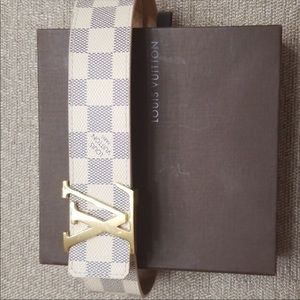Authentic louis vuitton belt size 32